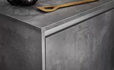 Frontale in resina sintetica liton grigio cemento